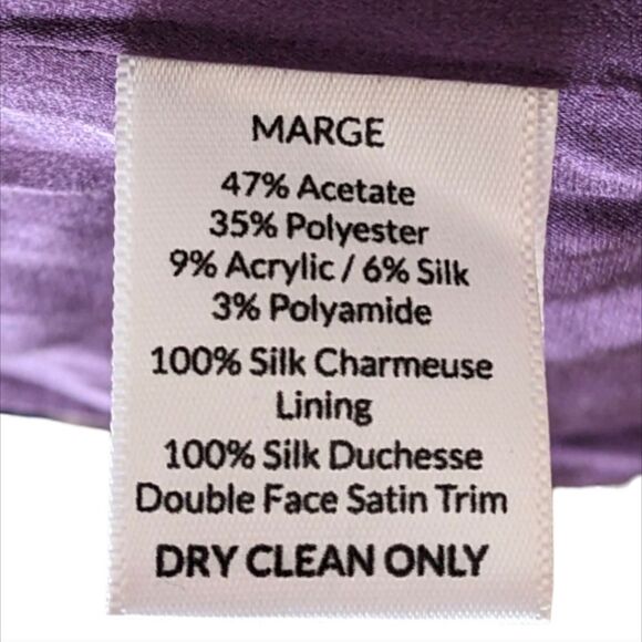 Marge Clothing Tall Fashion Elin Floral Jacket Blazer Silk Lining Sz 8 NWT $650 - Picture 13 of 14